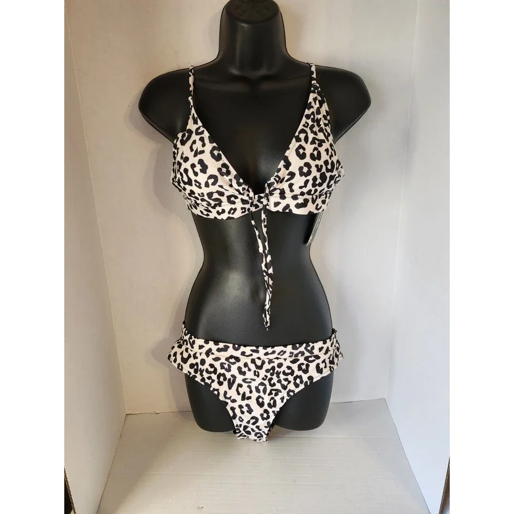 Bmjl Size Medium Lepord Print Bikini